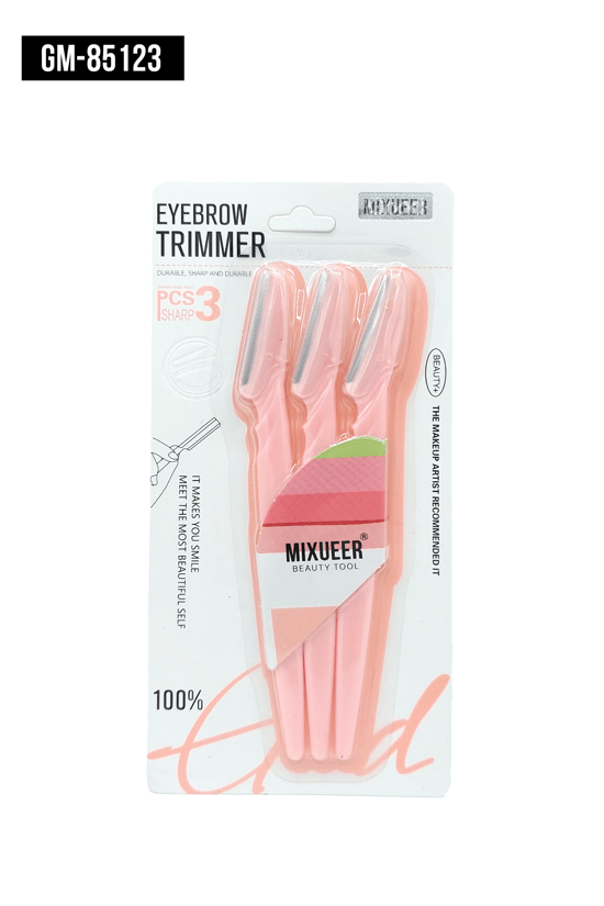 İthal Aksesuar Renkli 3'Lü Kaş Usturası