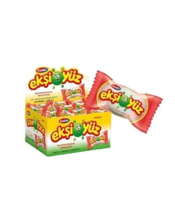 ekşiyüz, ekşi yüz, sakız, meyveli sakız, karışık meyveli sakız, şekerli sakız, balonlu sakız, şişirmeli sakız