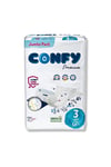 Confy Premium Bebek Bezi 3 Beden Midi 4 - 9 Kg 54 Adet