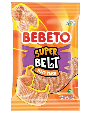 Bebeto Super Belt Şeftali 135 Gr Licorice