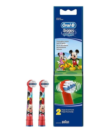 Oral-B Şarjlı Diş Fırçası Yedek Başlık 2'li Çocuk Stages Disney