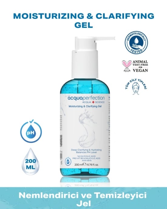 Acqua Perfection Moisturizing & Clarifying Nemlendirici ve Arındırıcı Temizleme Jeli 200 ml