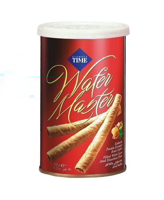 Çizmeci Time Gofret 120 g  Wafer Master Kakaolu Fındık Kremalı