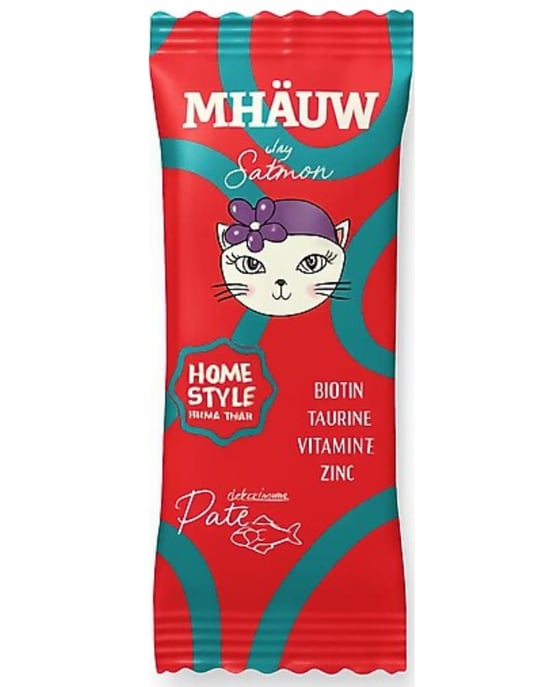 Mhauw Pate Somonlu Kedi Yaş Maması 80 Gr