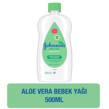 Johnson's Baby Oil Aloe Vera 500 ml Yeşil