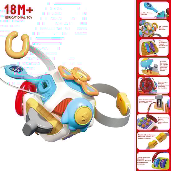 Vardem Eğitici Çok Yüzlü Aktivite Oyuncağı RT1605