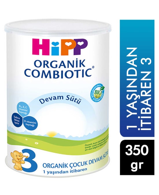 Hipp Organik Combiotic Bebek Devam Sütü 350 g 1 Yaşından İtibaren 3