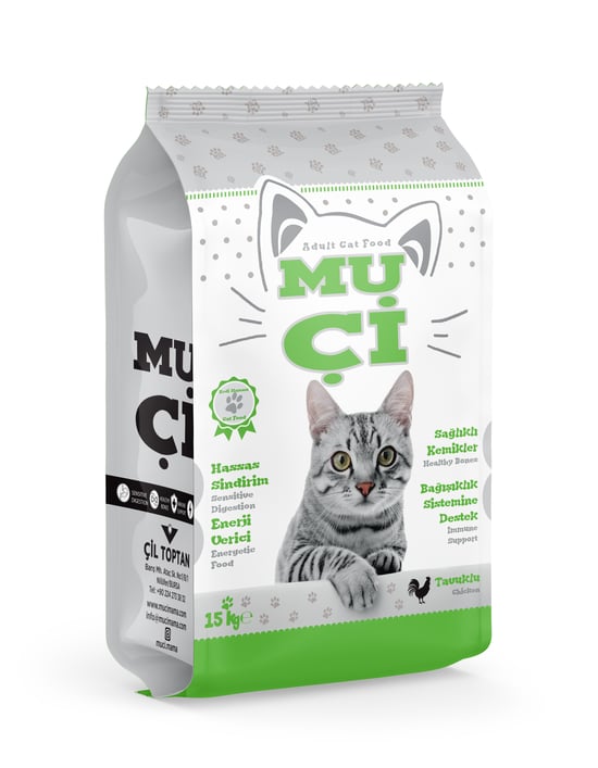 Muçi Kuru Kedi Maması Tavuklu 15 Kg