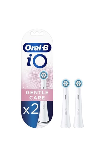 Oral-B iO Gentle Care Beyaz Diş Fırçası Yedek Başlığı 2 Adet