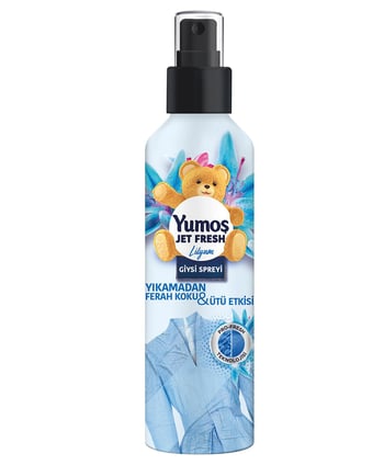 yumoş, yumoş sprey,çamaşır spreyi,lilyum,200 ml,toptan satış