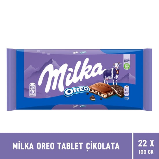 Milka Oreo Tablet Çikolata 100 gr X 22 Adet
