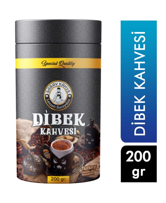 Saray Kahve Dibek Kahvesi 200 gr Silindir Kutu