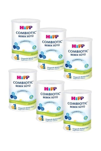 Hipp Organik Combiotic Bebek Sütü 1 Numara 350 gr x 6 Adet