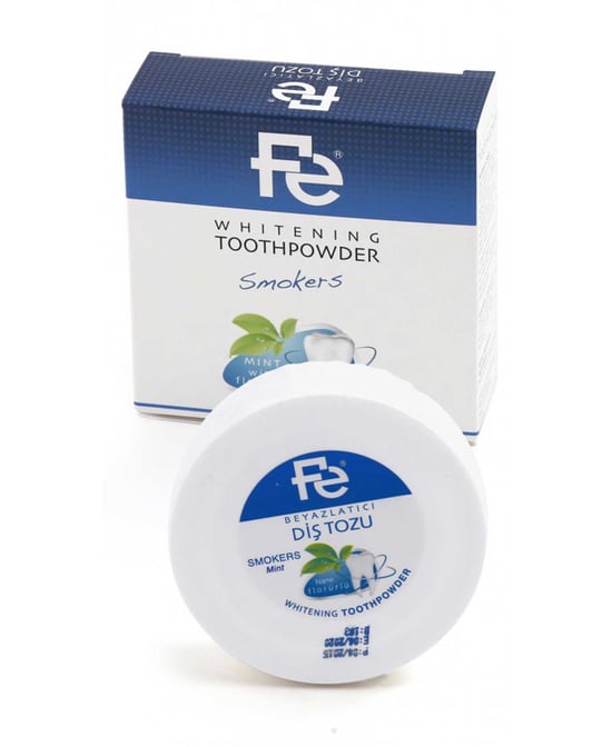 Fe Sigara İçenlere Özel Naneli Beyazlatıcı Diş Tozu 50 gr