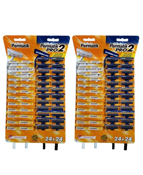 Gillette Permatik Tıraş Bıçağı 96'lı Karma Koli