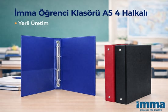 İmma Öğrenci Klasörü A5 4 Halkalı
