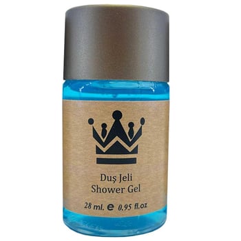 Private 100 Adet Standart Otel Duş Jeli Geniş Kapak Kraft 30 Ml Silindir Şişe Tek Kullanımlık Kullan At