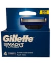 Gillette Mach 3 Turbo Yedek Tıraş Bıçağı 4'lü