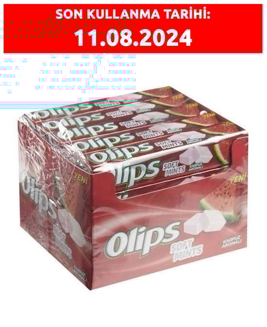 Olips Soft Mints 47 g X 20'li Paket Karpuz Aromalı
