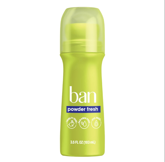 Ban Antiperspirant Deodarant Powder Fresh Roll-On 103 Ml