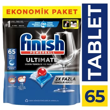 Finish Quantum Ultimate Bulaşık Makinesi Tableti 65'li