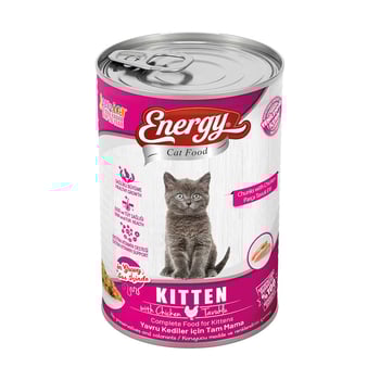 Energy Kedi Maması Islak 400 gr Tavuklu Yavru