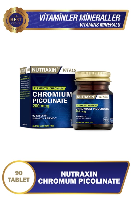 Nutraxin Chromium Picolinate 90 Kapsül