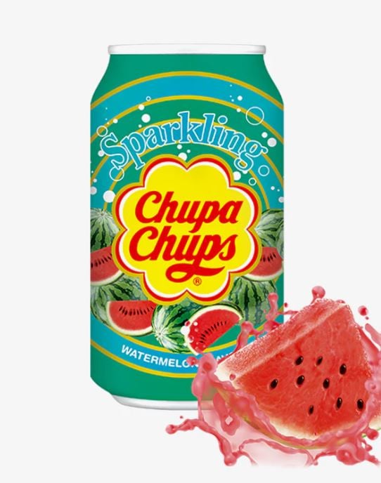Chupa Chups Sparkling Watermelon Flavour 345 ml 
