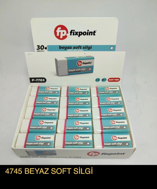 Fixpoint Beyaz Soft Silgi