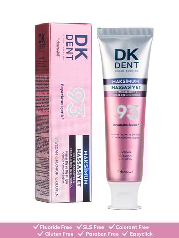 DKDENT %93 Beyazlatıcı Maksimum Hassasiyet Diş Macunu 75 ml