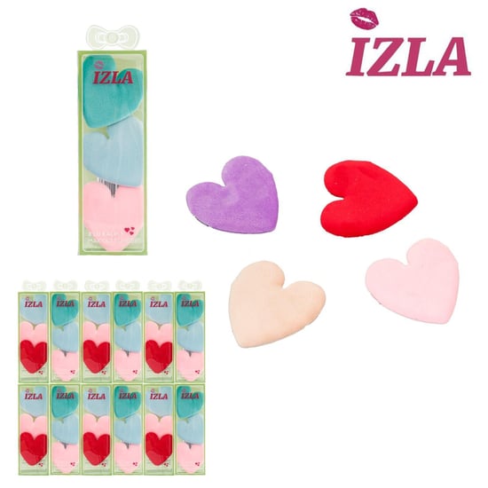 İzla 3'lü Kalpli Sünger Seti