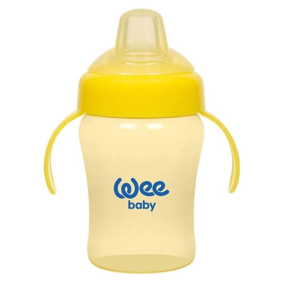 Wee Baby Colorful Akıtmaz Kulplu Bardak 240 Ml Sarı