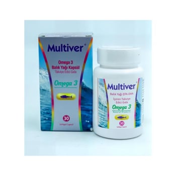 Multiver Omega 3 Balık Yağı Kapsül 30 Softgel Kapsül