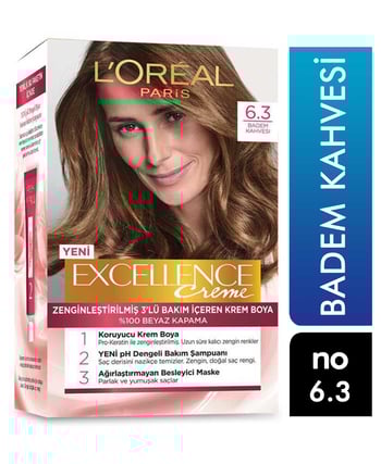 Loreal Excellence Set Saç Boyası No:6.3 Badem Kahvesi