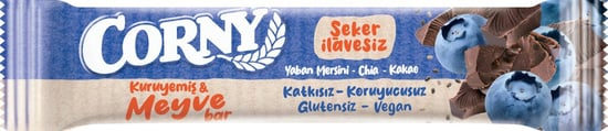 CORNY Kuruyemiş & Meyve Bar Yaban Mersini Chia 35g