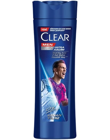 Clear Men Kepeğe Karşı Etkili Şampuan Ultra Hacim Kenan Yıldız 350 ML