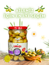 Çalıkoğlu Doğal Biberli Yeşil Zeytin 400 gr (181-200)
