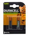 Duracell Pil Şarj Edilebilir 2'li AAA 750 mAh