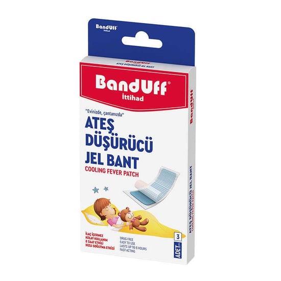 Banduff Ateş Düşürücü Jel Bant 3 Adet