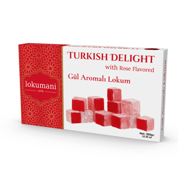 lokumani Gül Aromalı Lokum 350 Gr - ön