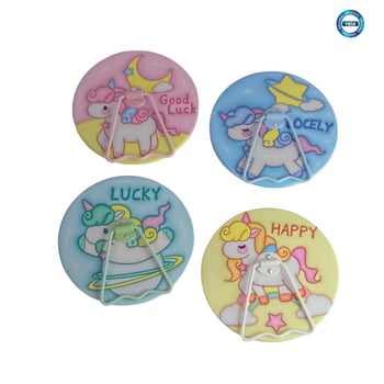 Trix Arkası Desenli Yuvarlak Ayna