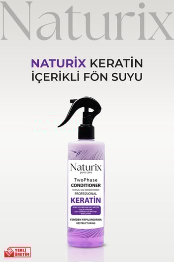 Naturix Keratin Iki Fazlı Saç Bakım Ve Fön Suyu 400 ml