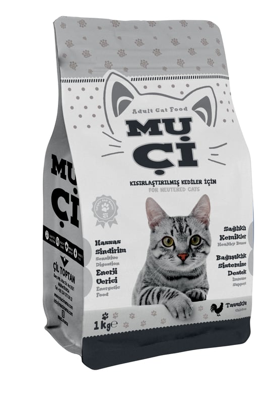 Muçi Kuru Kısır Kedi Maması Tavuklu 1 Kg