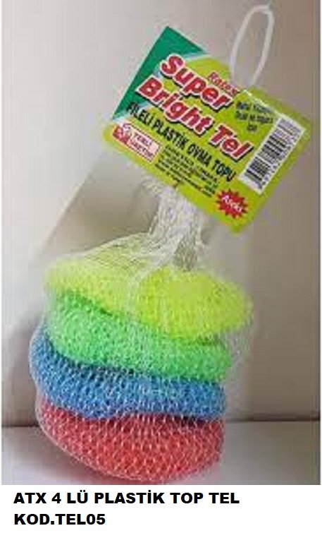 Ateks Fileli 4'lü Bulaşık Teli