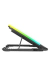 Rampage SIXPOWER R9 6 Fan RGB Işıklı Telefon Uyumlu Tutuculu Usb Çoklayıcı Notebook Soğutucu Stand