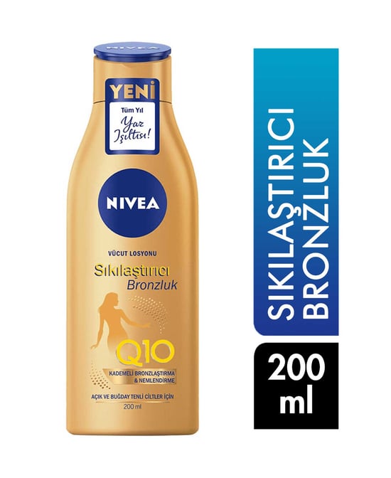 Nivea Q10 Bronzlaştırıcı Vücut Losyonu 200 ml Sıkılaştırıcı