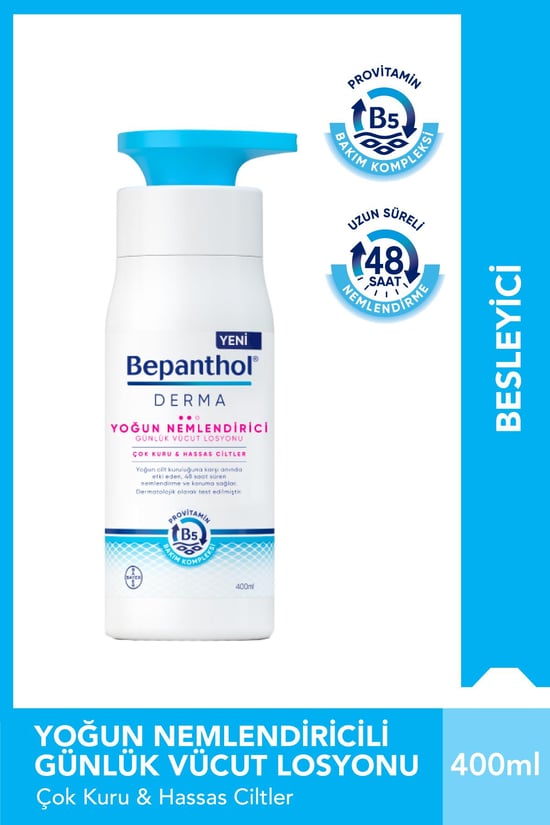 Bepanthol Derma Yoğun Nemlendirici Günlük Vücut Losyonu 400 Ml