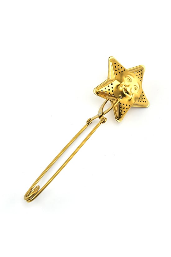 Mahmood Tea Yıldız Tasarımlı Gold Paslanmaz Çelik Çay Süzgeç