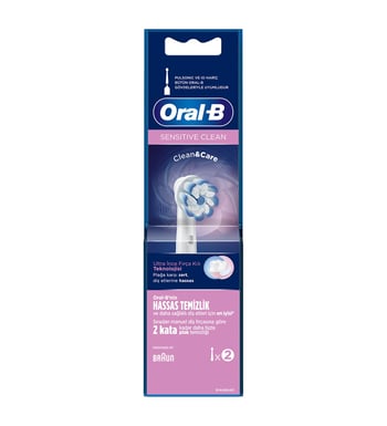 Oral-B Şarjlı Diş Fırçası Yedek Başlık 2'li Sensitive