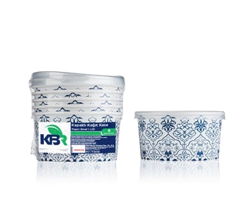KBR Kağıt Kase Kapaklı